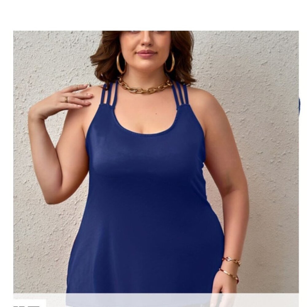 Plus Size Cami Style Summer Top Sizes XXL to 8XL - Picture 9 of 9